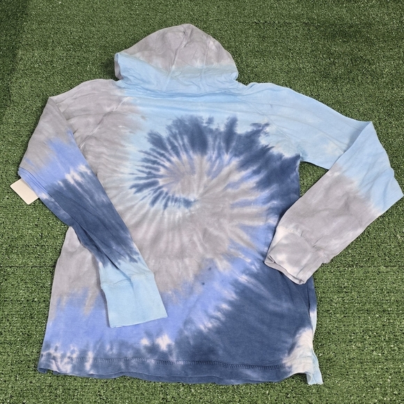 OHIOPYLE | 100% COTTON HOODED TYE DYED LIGHTWEIGHT LONG SLEEVE SHIRT w\ POCKET - Picture 11 of 13